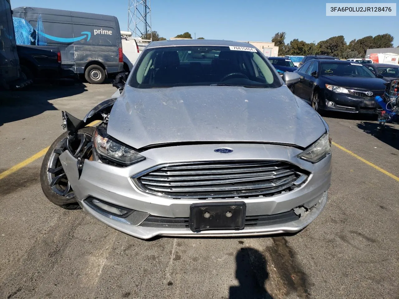 2018 Ford Fusion Se Hybrid VIN: 3FA6P0LU2JR128476 Lot: 76815464