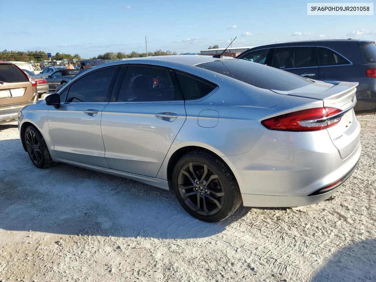 2018 Ford Fusion Se VIN: 3FA6P0HD9JR201058 Lot: 77457124