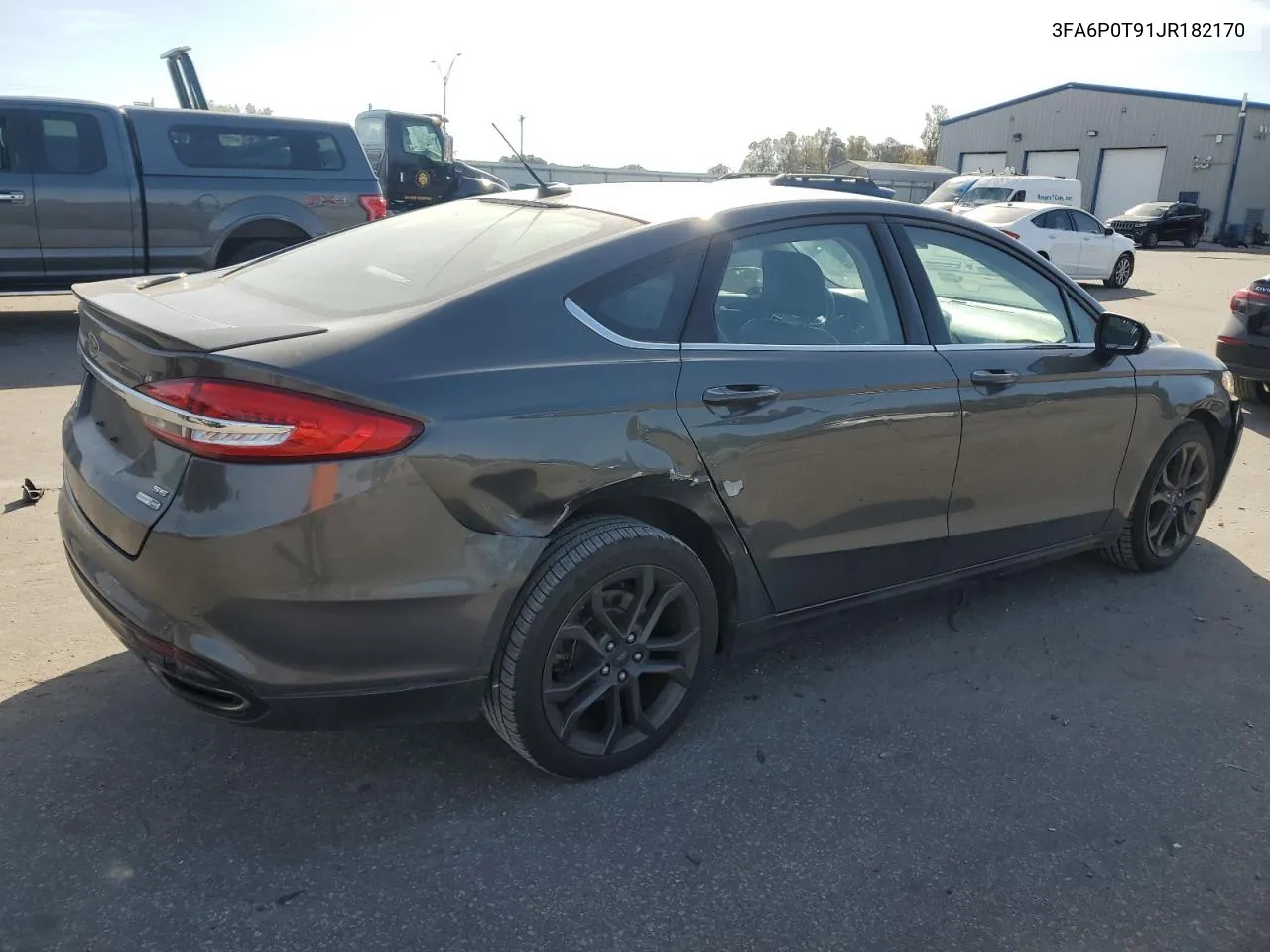 2018 Ford Fusion Se VIN: 3FA6P0T91JR182170 Lot: 77624134