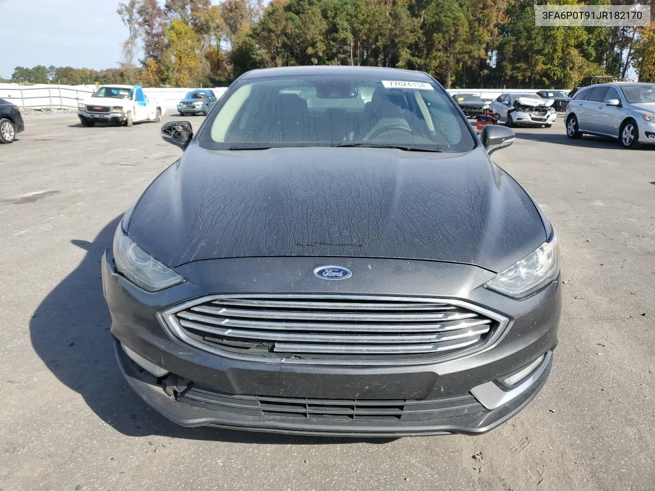 2018 Ford Fusion Se VIN: 3FA6P0T91JR182170 Lot: 77624134