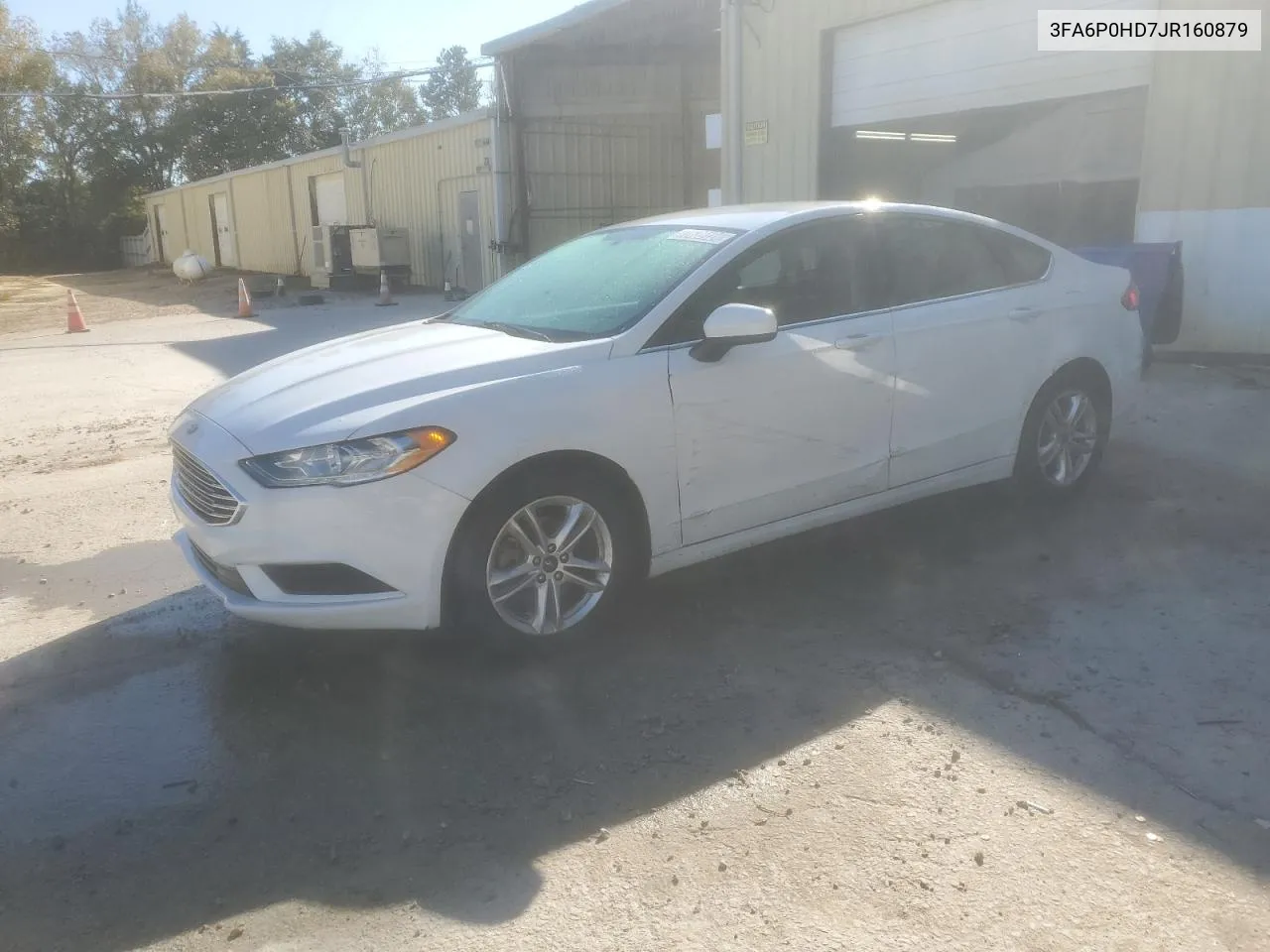 2018 Ford Fusion Se VIN: 3FA6P0HD7JR160879 Lot: 77639124