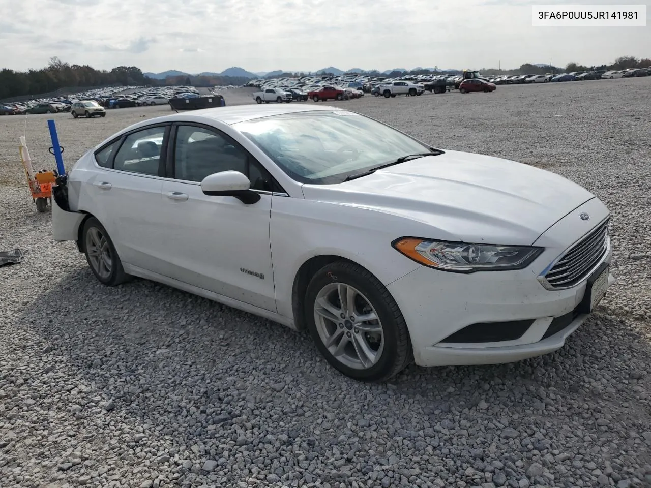 3FA6P0UU5JR141981 2018 Ford Fusion S Hybrid