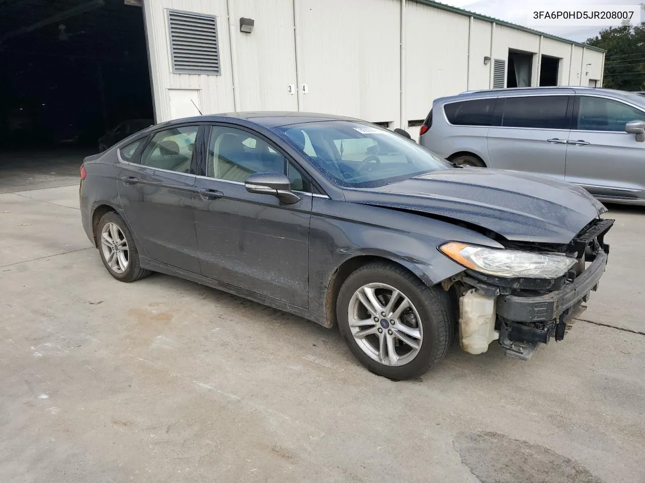 2018 Ford Fusion Se VIN: 3FA6P0HD5JR208007 Lot: 78065974