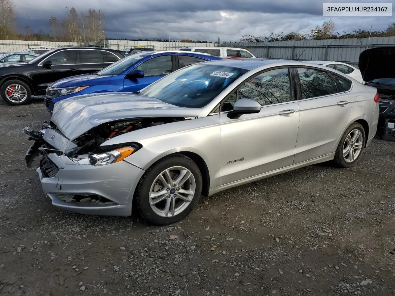 3FA6P0LU4JR234167 2018 Ford Fusion Se Hybrid