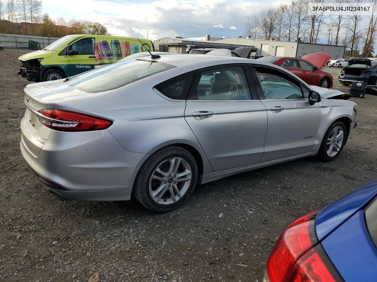 3FA6P0LU4JR234167 2018 Ford Fusion Se Hybrid