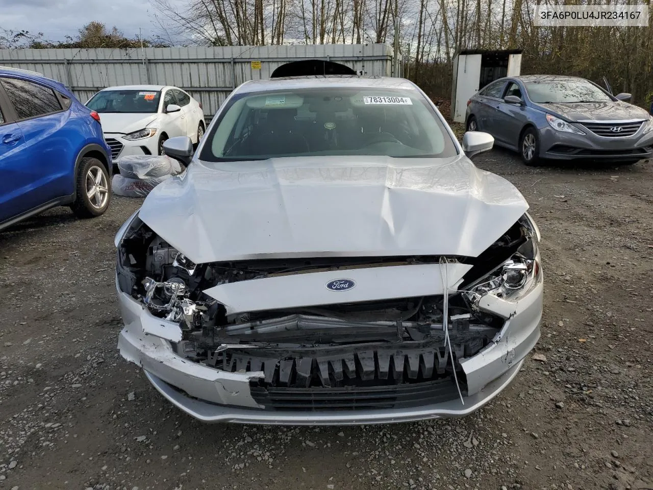 3FA6P0LU4JR234167 2018 Ford Fusion Se Hybrid