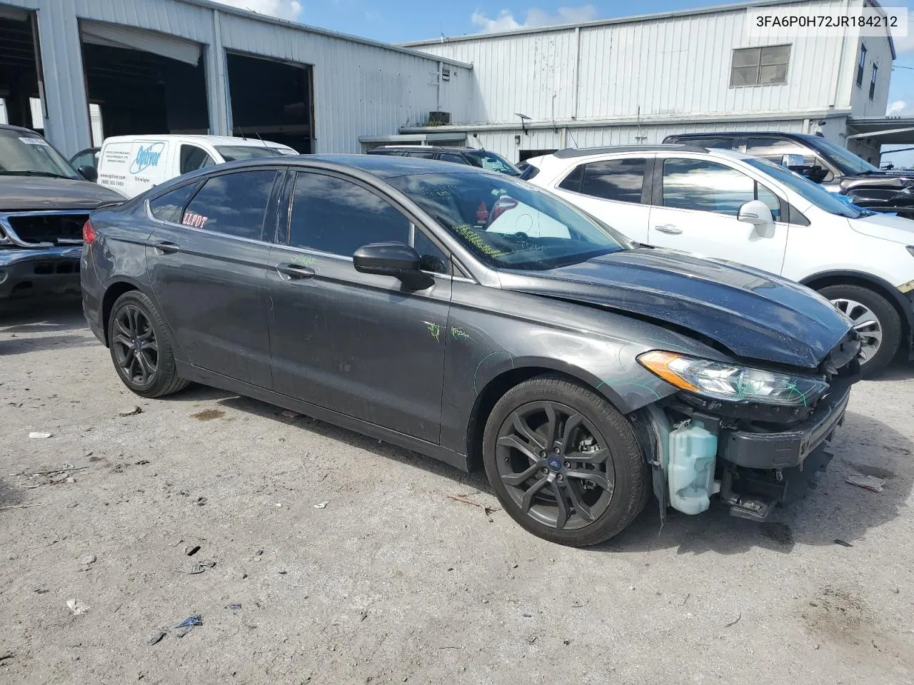 2018 Ford Fusion Se VIN: 3FA6P0H72JR184212 Lot: 78406784