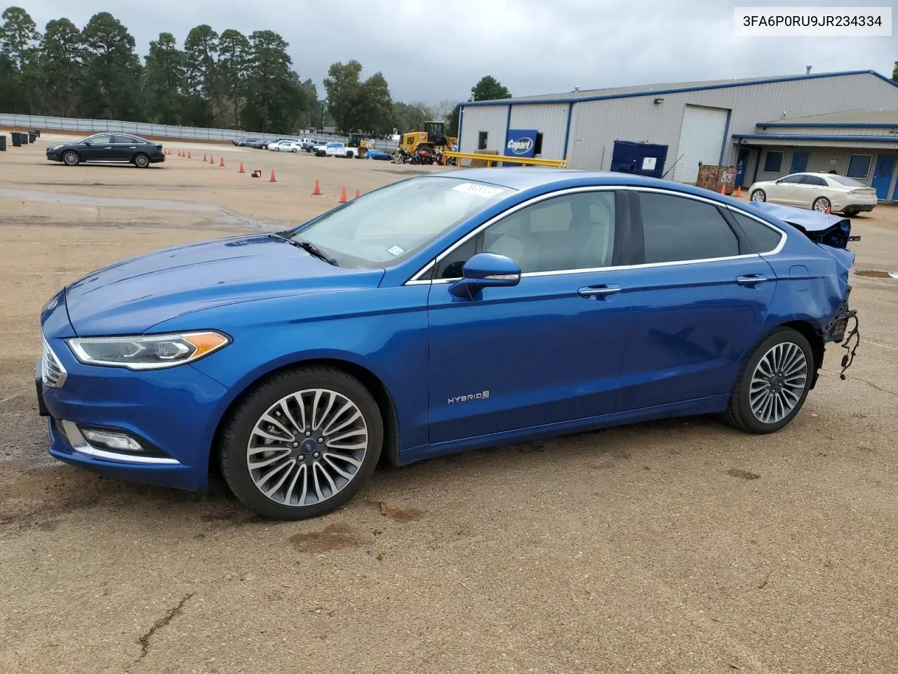 2018 Ford Fusion Titanium/Platinum Hev VIN: 3FA6P0RU9JR234334 Lot: 78609524