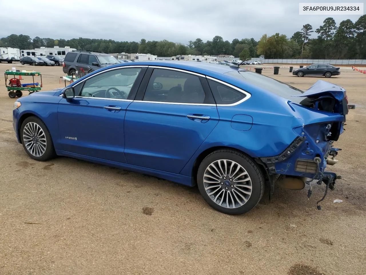 2018 Ford Fusion Titanium/Platinum Hev VIN: 3FA6P0RU9JR234334 Lot: 78609524