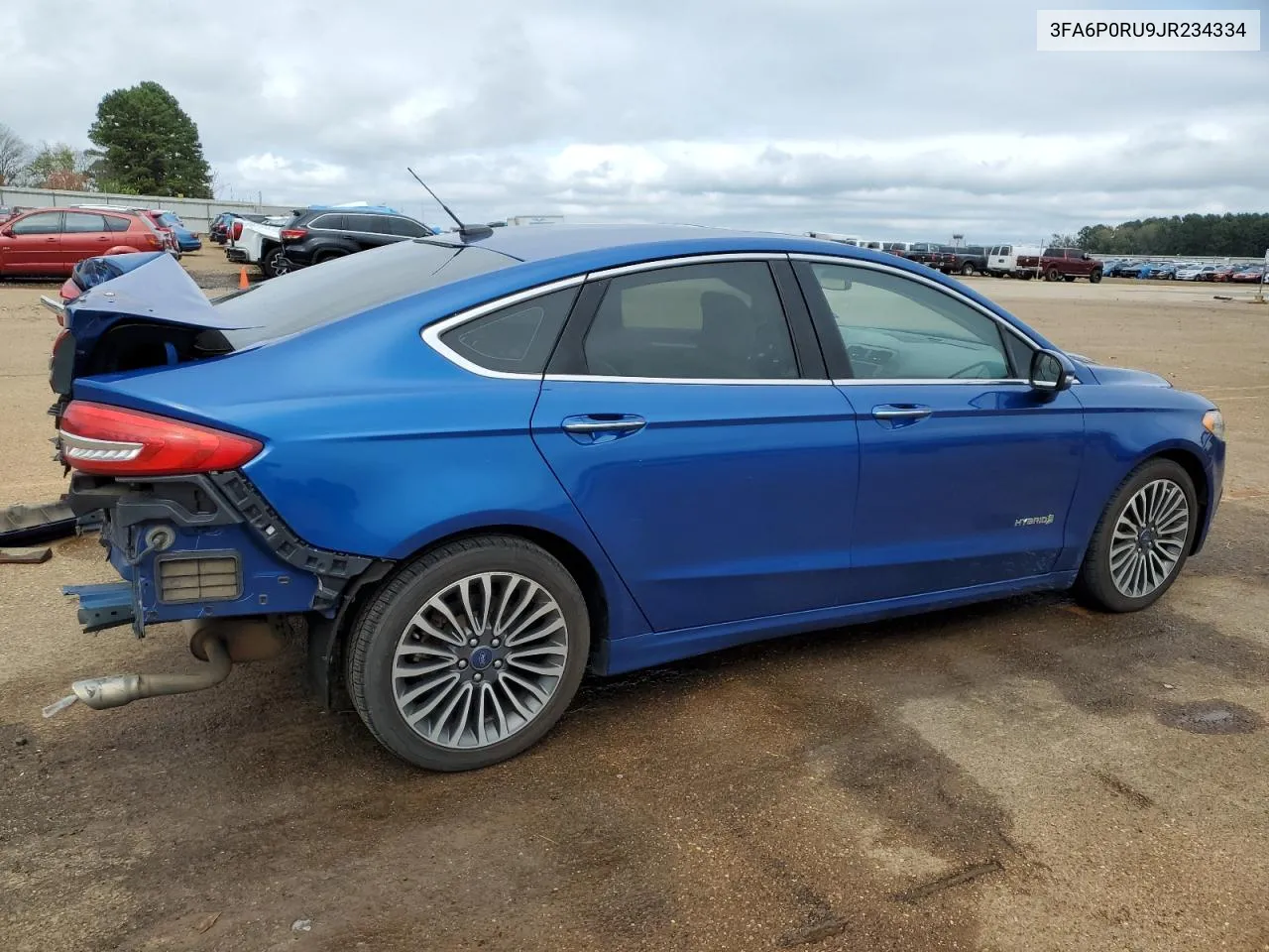 2018 Ford Fusion Titanium/Platinum Hev VIN: 3FA6P0RU9JR234334 Lot: 78609524