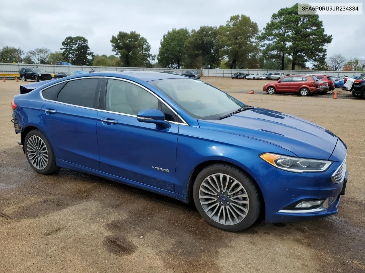 2018 Ford Fusion Titanium/Platinum Hev VIN: 3FA6P0RU9JR234334 Lot: 78609524