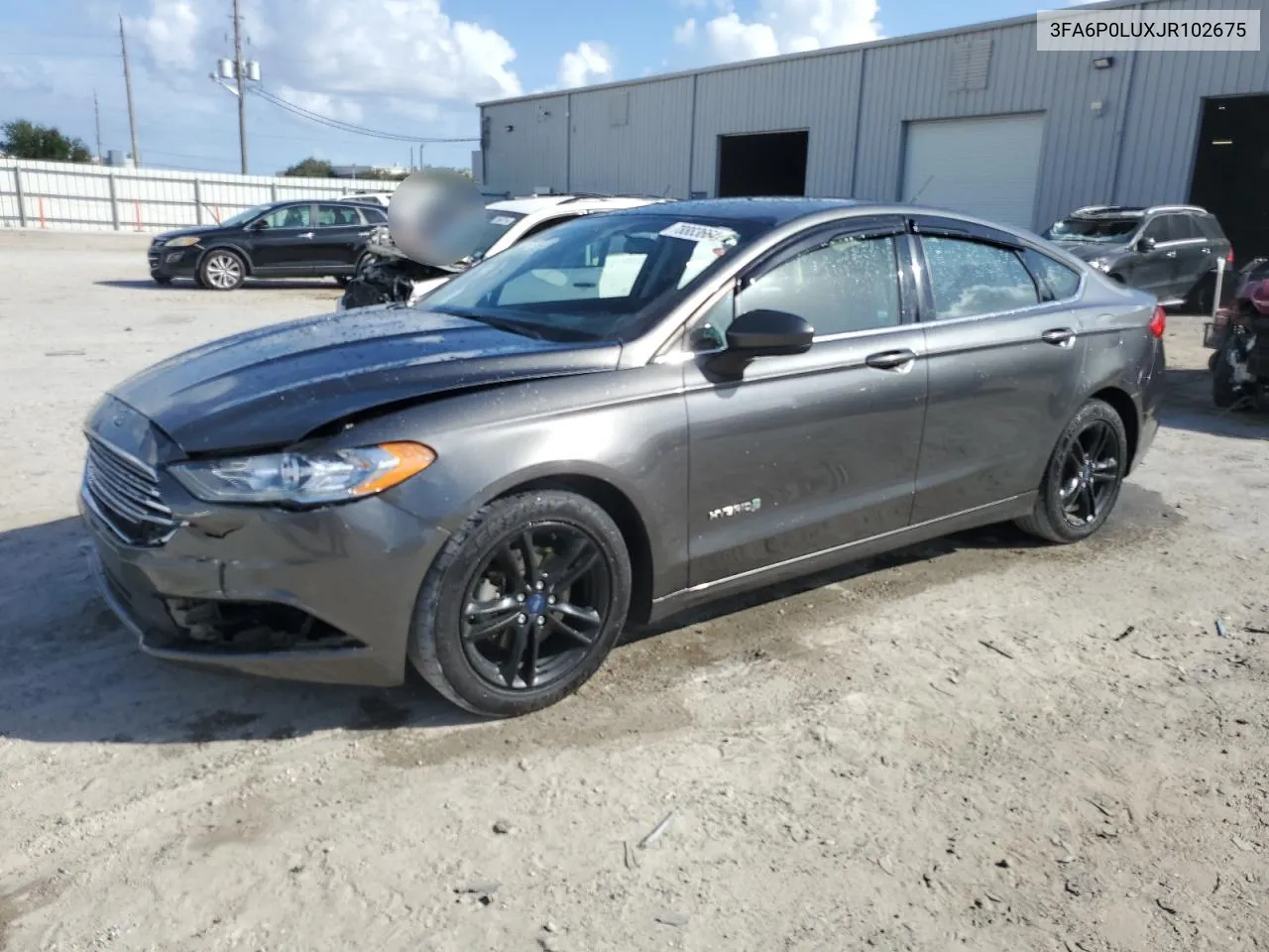 2018 Ford Fusion Se Hybrid VIN: 3FA6P0LUXJR102675 Lot: 78883664