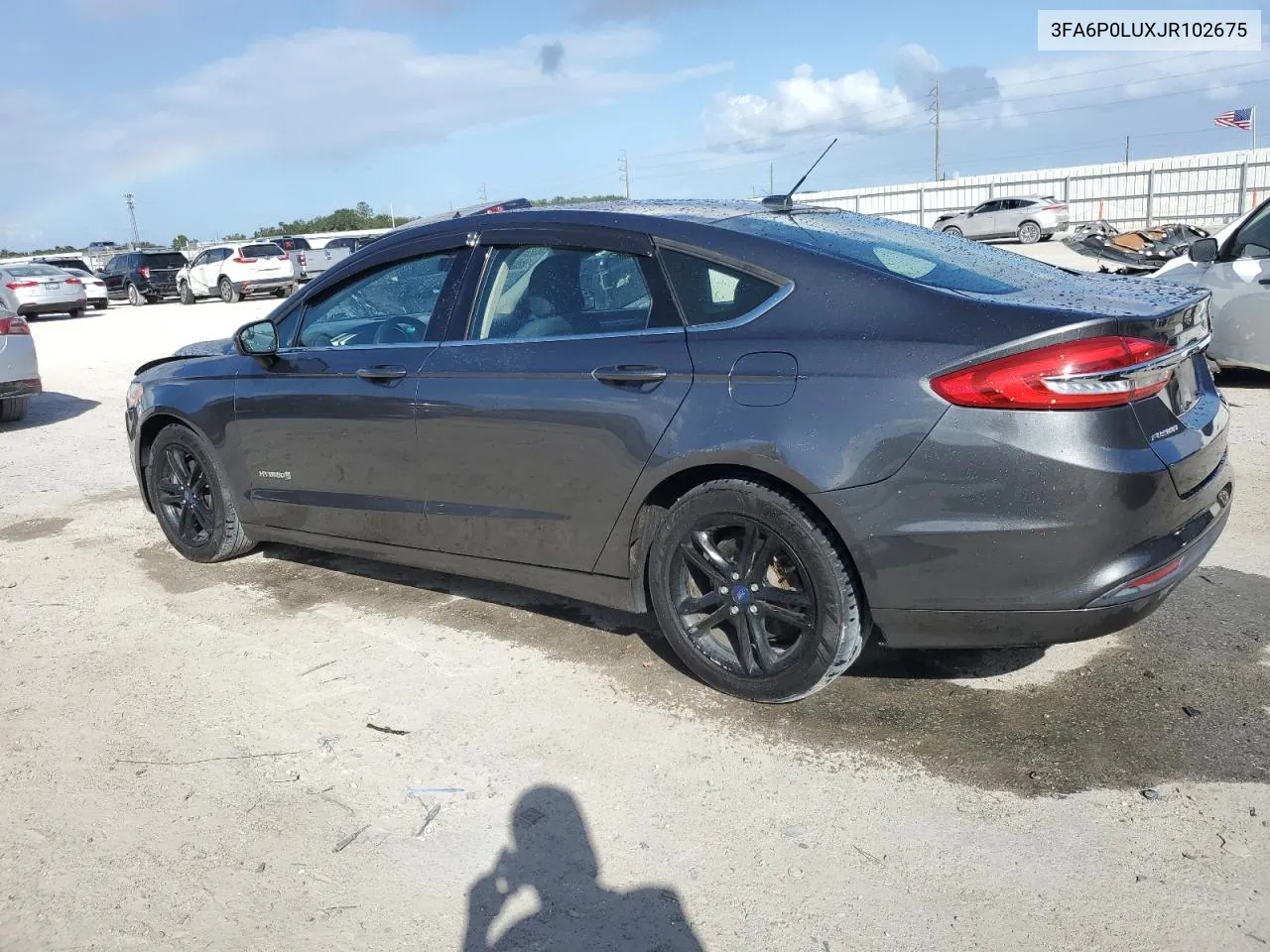 2018 Ford Fusion Se Hybrid VIN: 3FA6P0LUXJR102675 Lot: 78883664