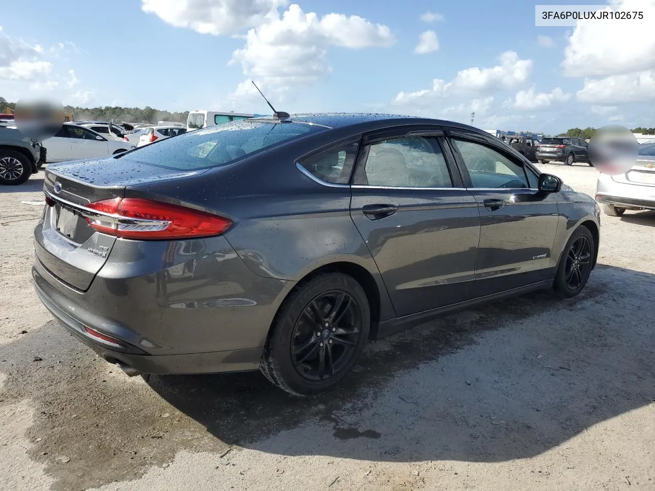 2018 Ford Fusion Se Hybrid VIN: 3FA6P0LUXJR102675 Lot: 78883664