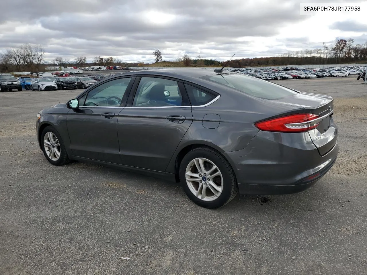 2018 Ford Fusion Se VIN: 3FA6P0H78JR177958 Lot: 78910374