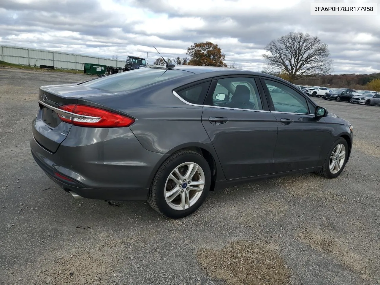 2018 Ford Fusion Se VIN: 3FA6P0H78JR177958 Lot: 78910374