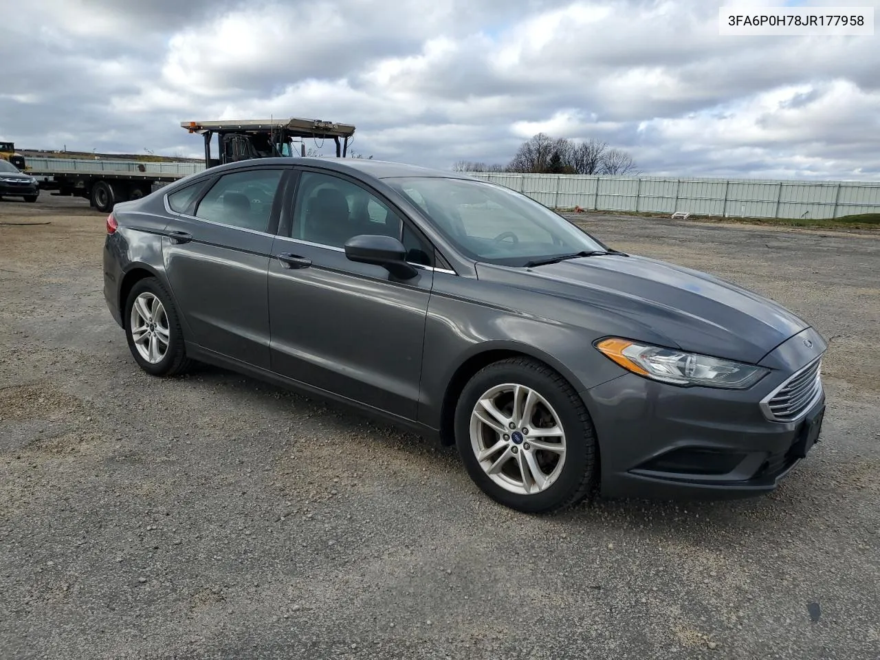 2018 Ford Fusion Se VIN: 3FA6P0H78JR177958 Lot: 78910374