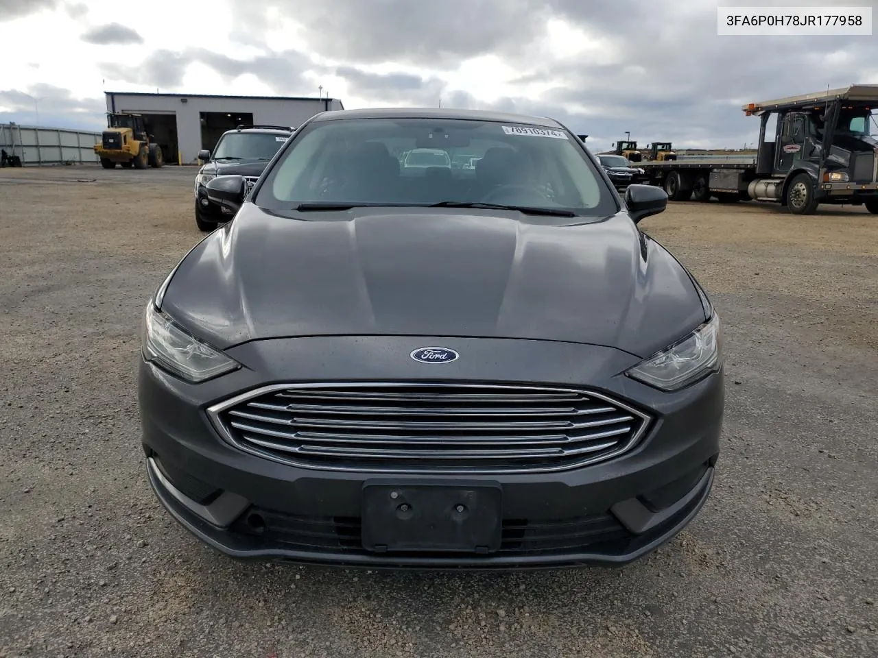 2018 Ford Fusion Se VIN: 3FA6P0H78JR177958 Lot: 78910374