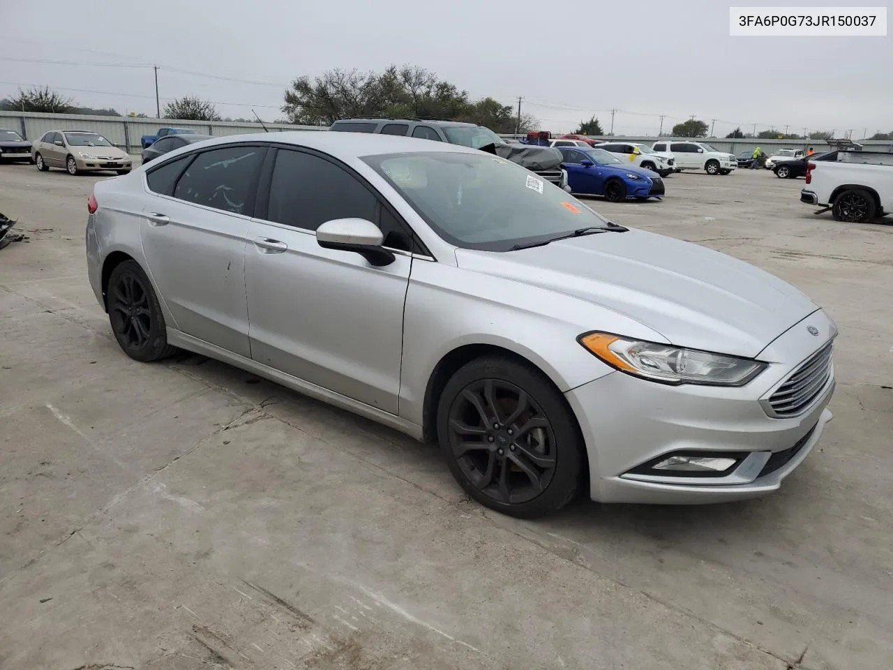 2018 Ford Fusion S VIN: 3FA6P0G73JR150037 Lot: 79270634