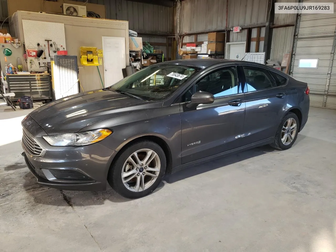 2018 Ford Fusion Se Hybrid VIN: 3FA6P0LU9JR169283 Lot: 79543674