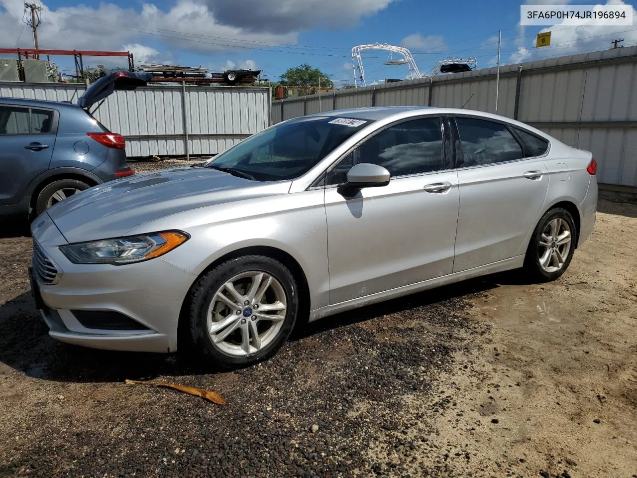 2018 Ford Fusion Se VIN: 3FA6P0H74JR196894 Lot: 79559774