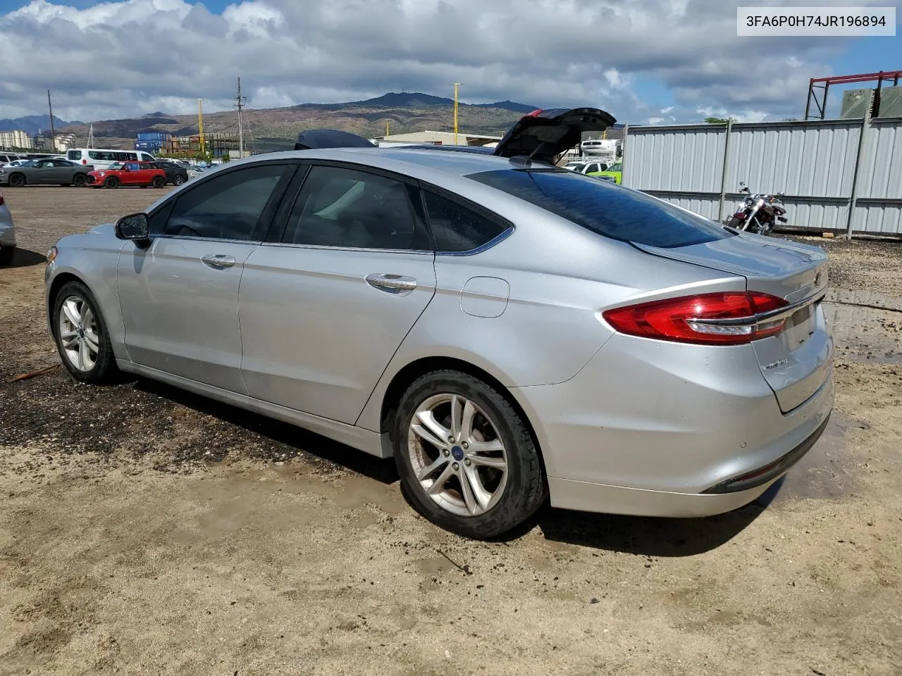 2018 Ford Fusion Se VIN: 3FA6P0H74JR196894 Lot: 79559774