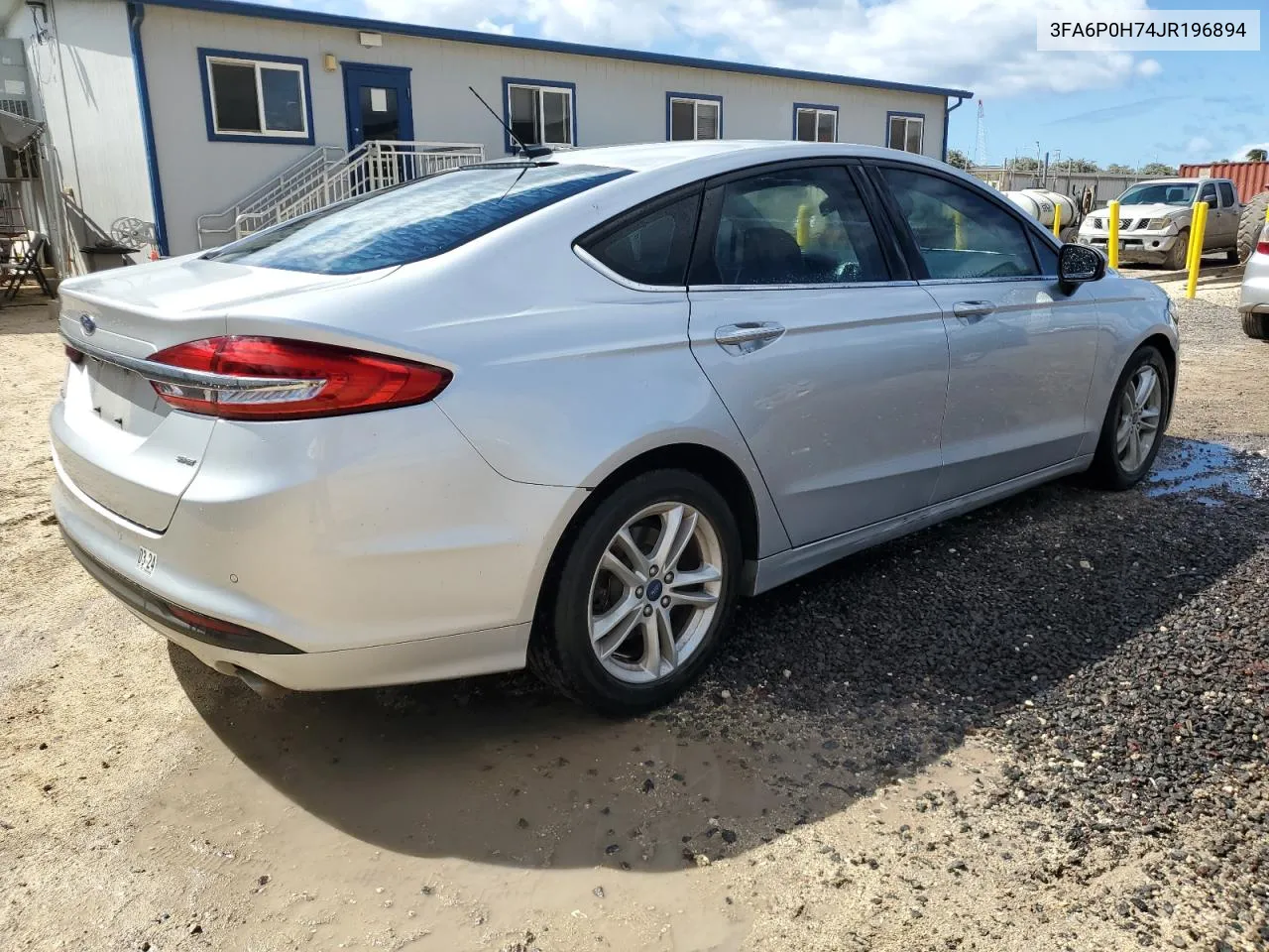 2018 Ford Fusion Se VIN: 3FA6P0H74JR196894 Lot: 79559774