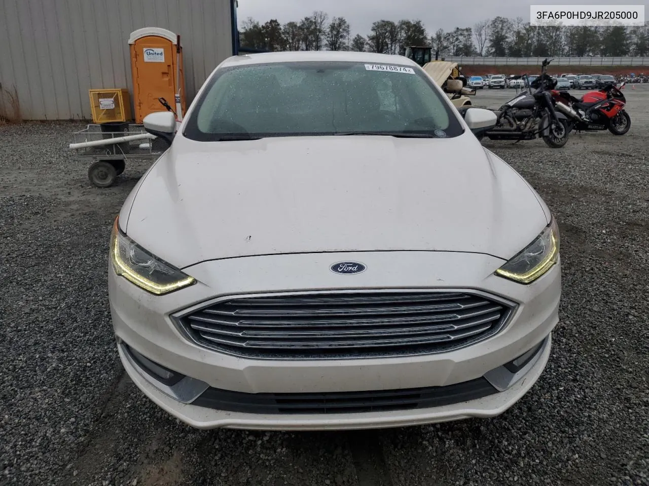 2018 Ford Fusion Se VIN: 3FA6P0HD9JR205000 Lot: 79678874