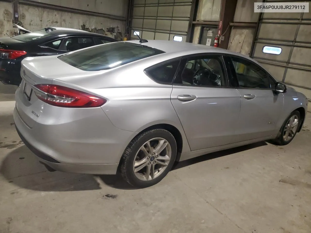 2018 Ford Fusion S Hybrid VIN: 3FA6P0UU8JR279112 Lot: 80054104