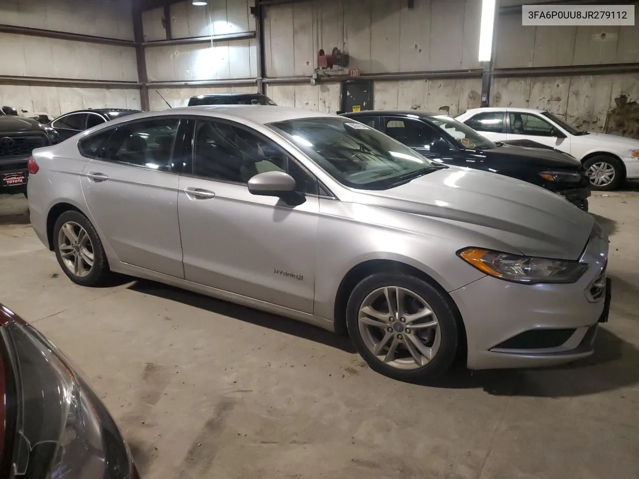 2018 Ford Fusion S Hybrid VIN: 3FA6P0UU8JR279112 Lot: 80054104