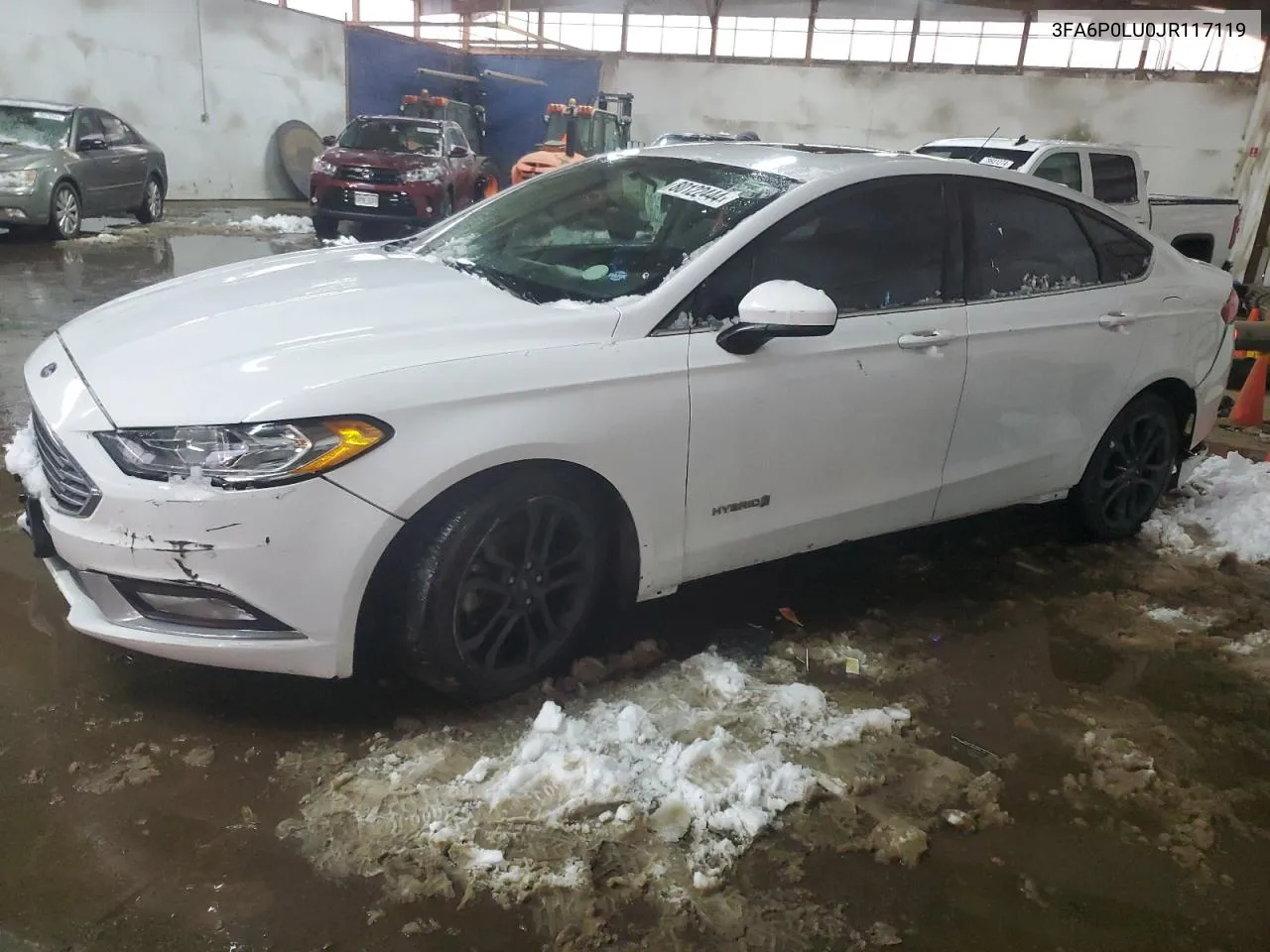 2018 Ford Fusion Se Hybrid VIN: 3FA6P0LU0JR117119 Lot: 80122444