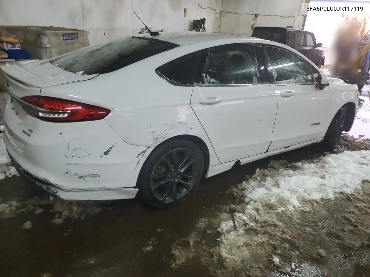 2018 Ford Fusion Se Hybrid VIN: 3FA6P0LU0JR117119 Lot: 80122444