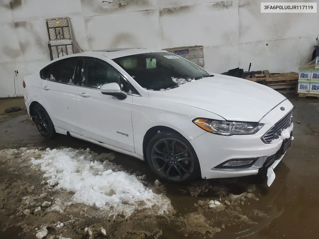 2018 Ford Fusion Se Hybrid VIN: 3FA6P0LU0JR117119 Lot: 80122444