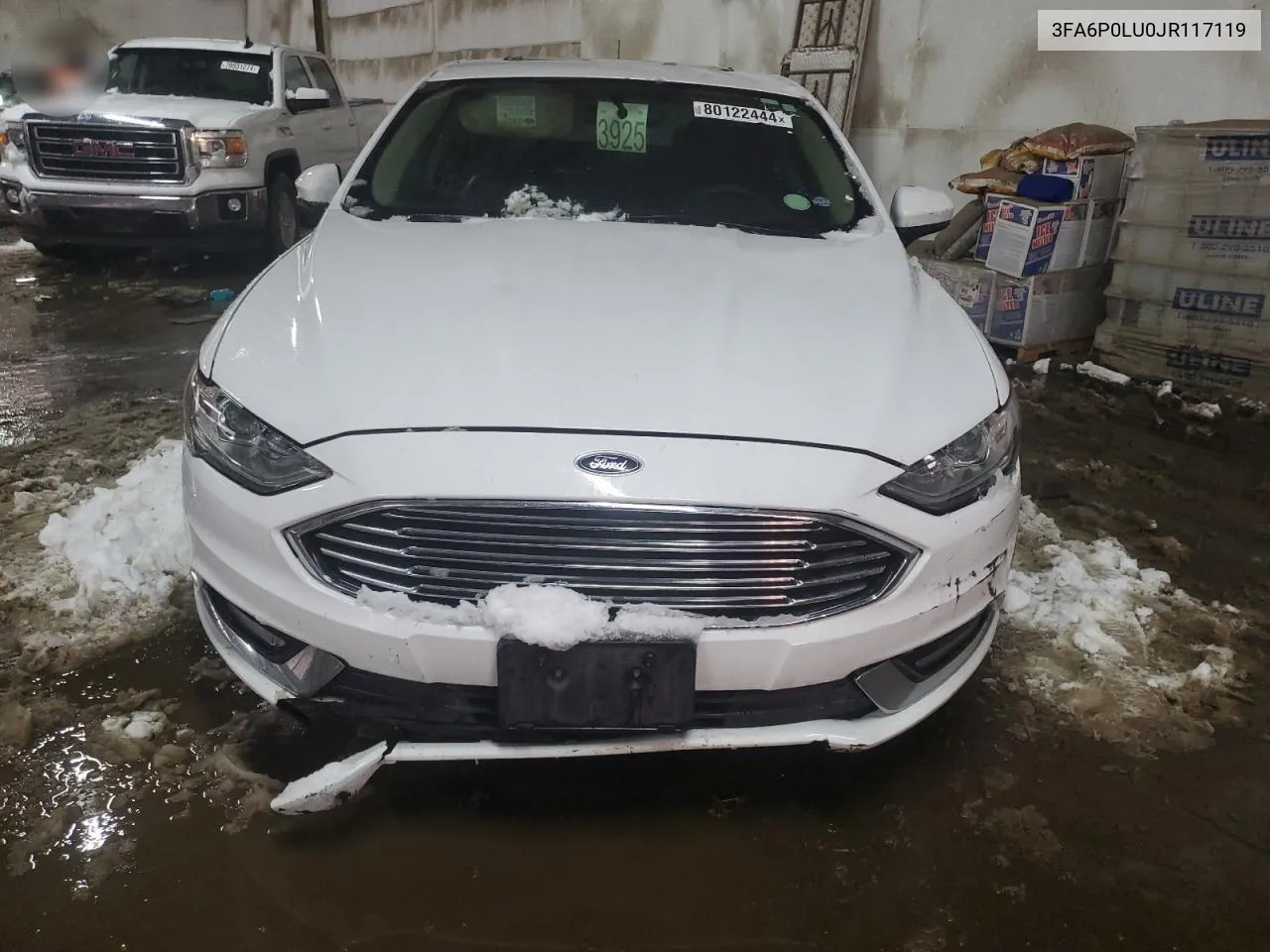 2018 Ford Fusion Se Hybrid VIN: 3FA6P0LU0JR117119 Lot: 80122444