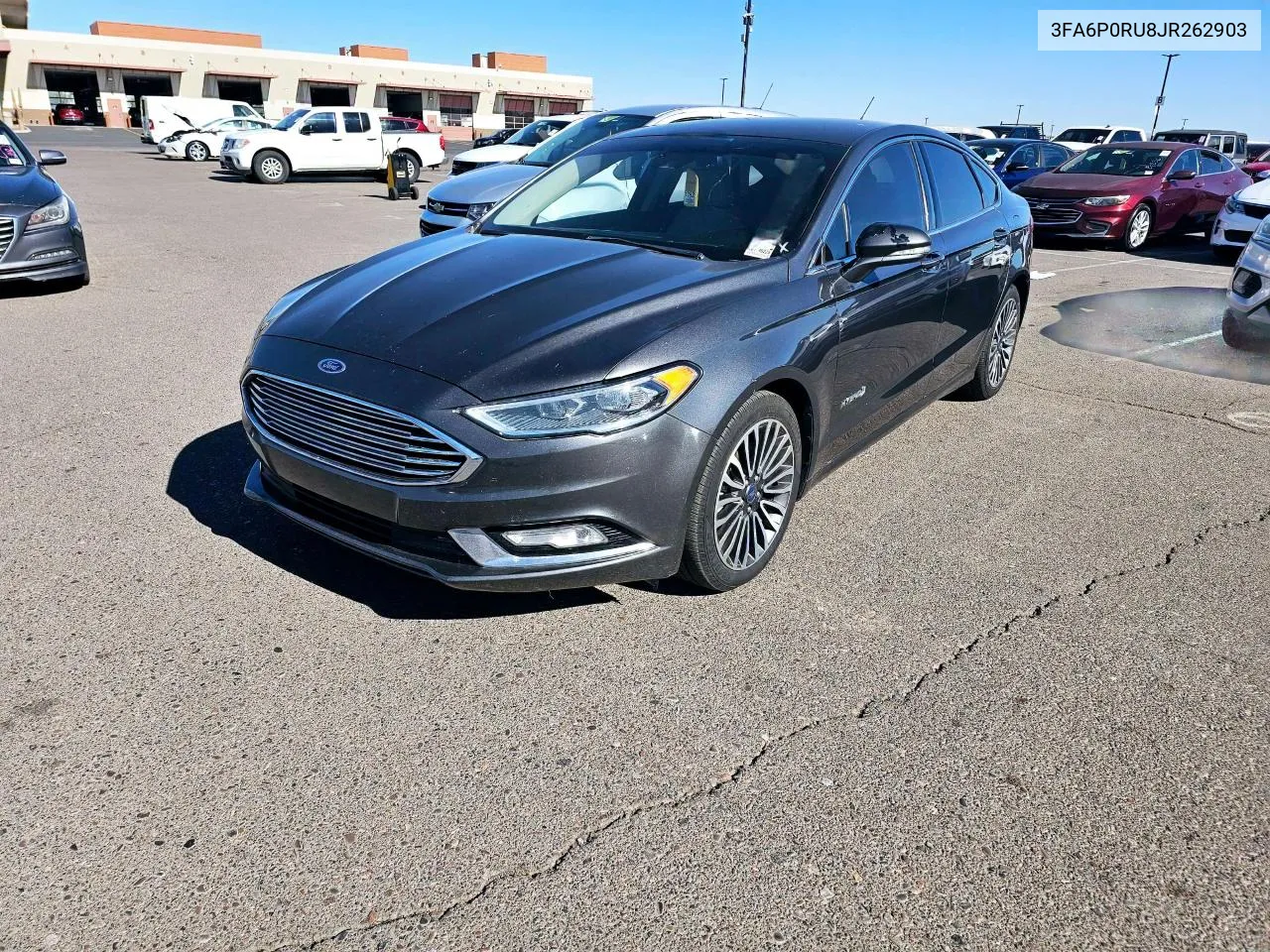 2018 Ford Fusion Titanium/Platinum Hev VIN: 3FA6P0RU8JR262903 Lot: 81024714