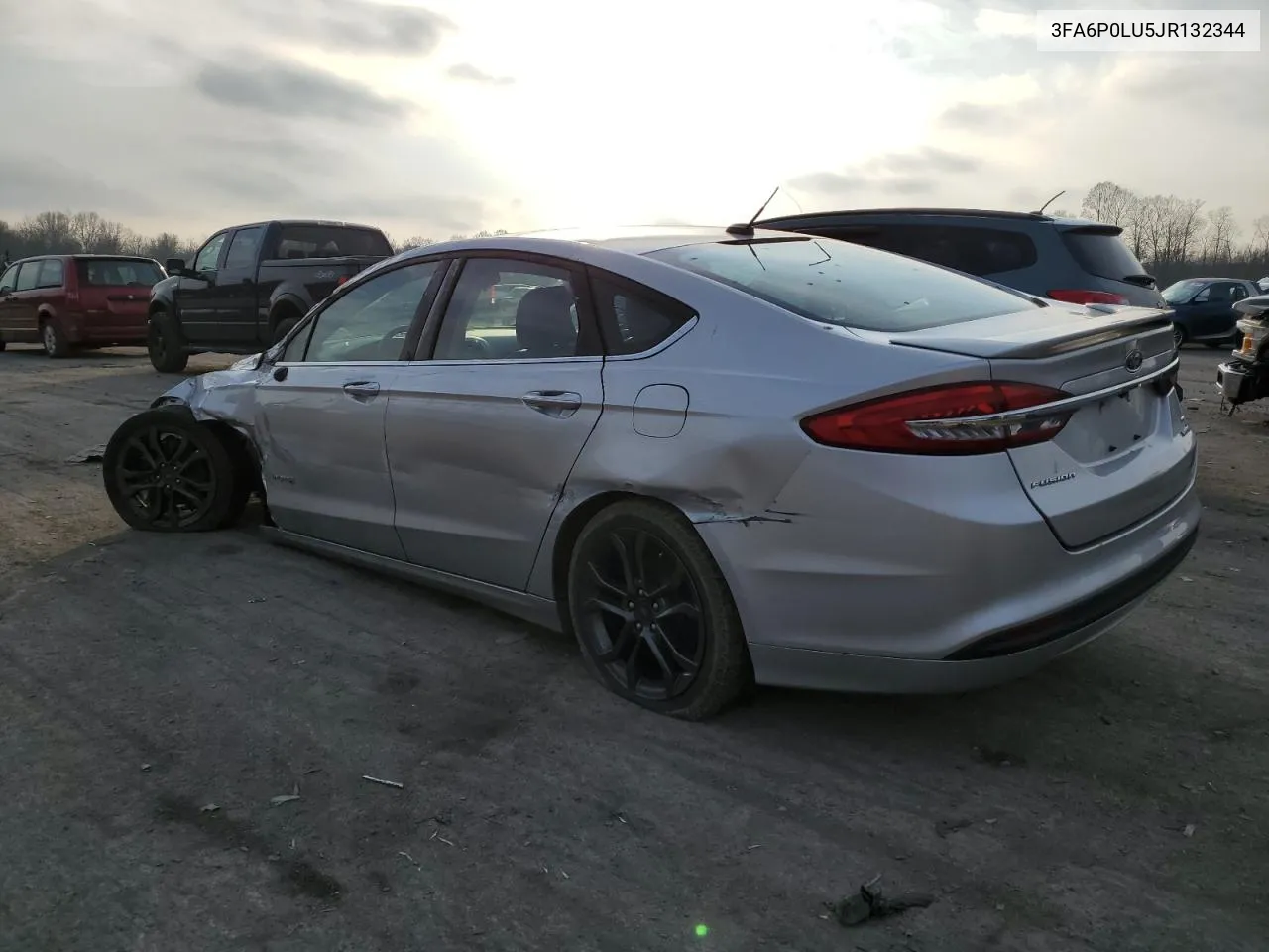 2018 Ford Fusion Se Hybrid VIN: 3FA6P0LU5JR132344 Lot: 81324774