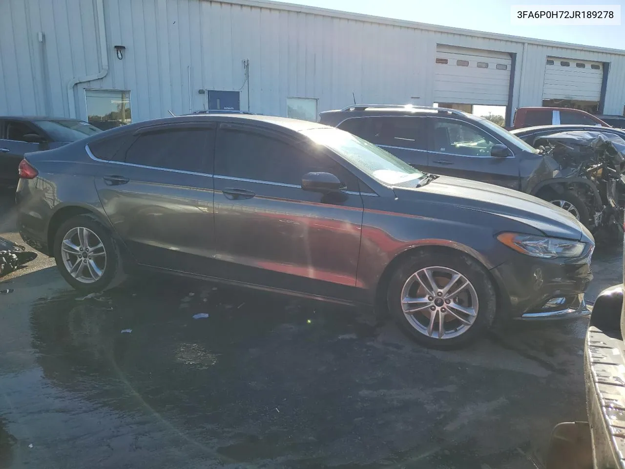 2018 Ford Fusion Se VIN: 3FA6P0H72JR189278 Lot: 81379264