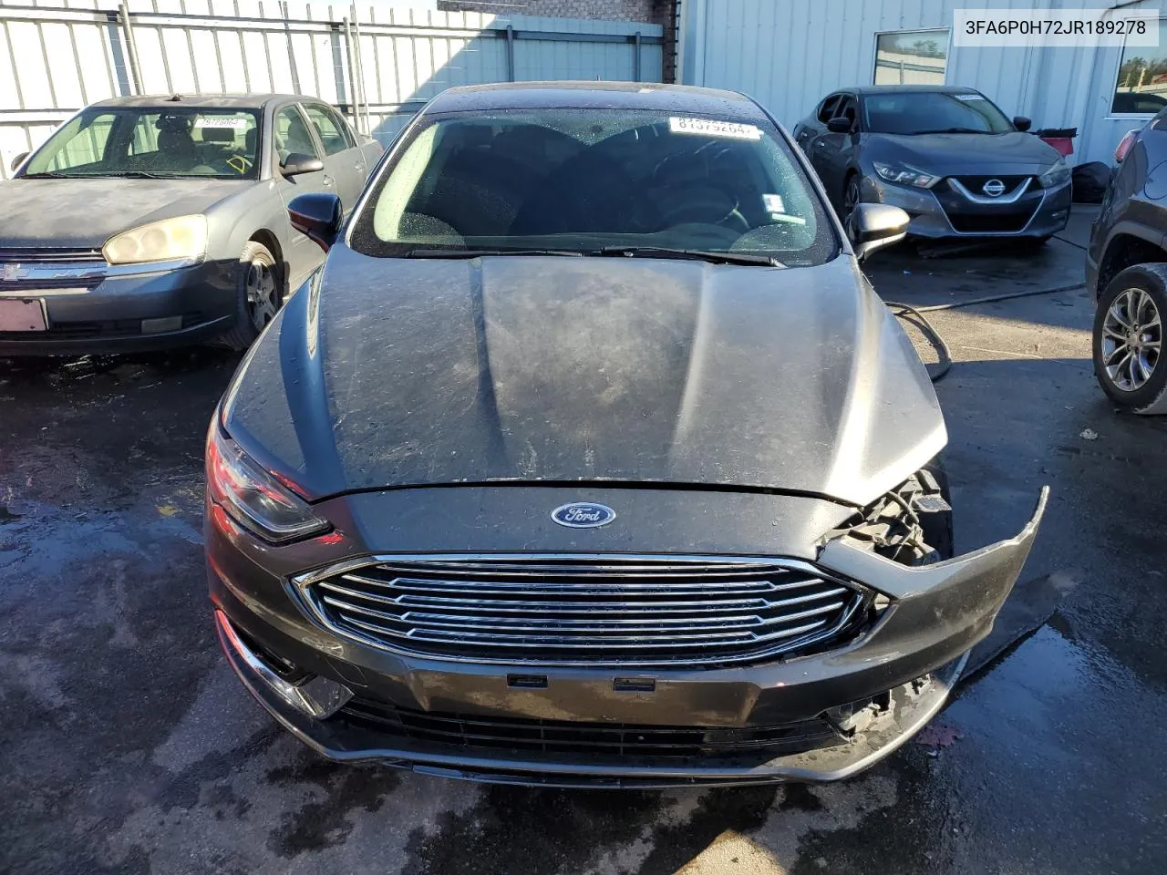 2018 Ford Fusion Se VIN: 3FA6P0H72JR189278 Lot: 81379264