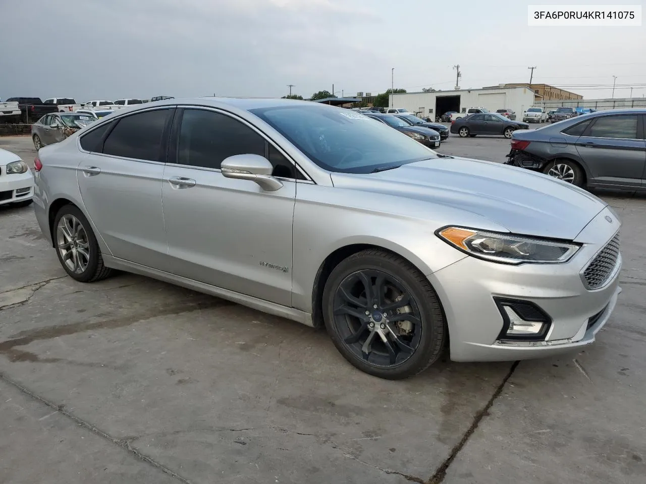 2019 Ford Fusion Titanium VIN: 3FA6P0RU4KR141075 Lot: 52581594