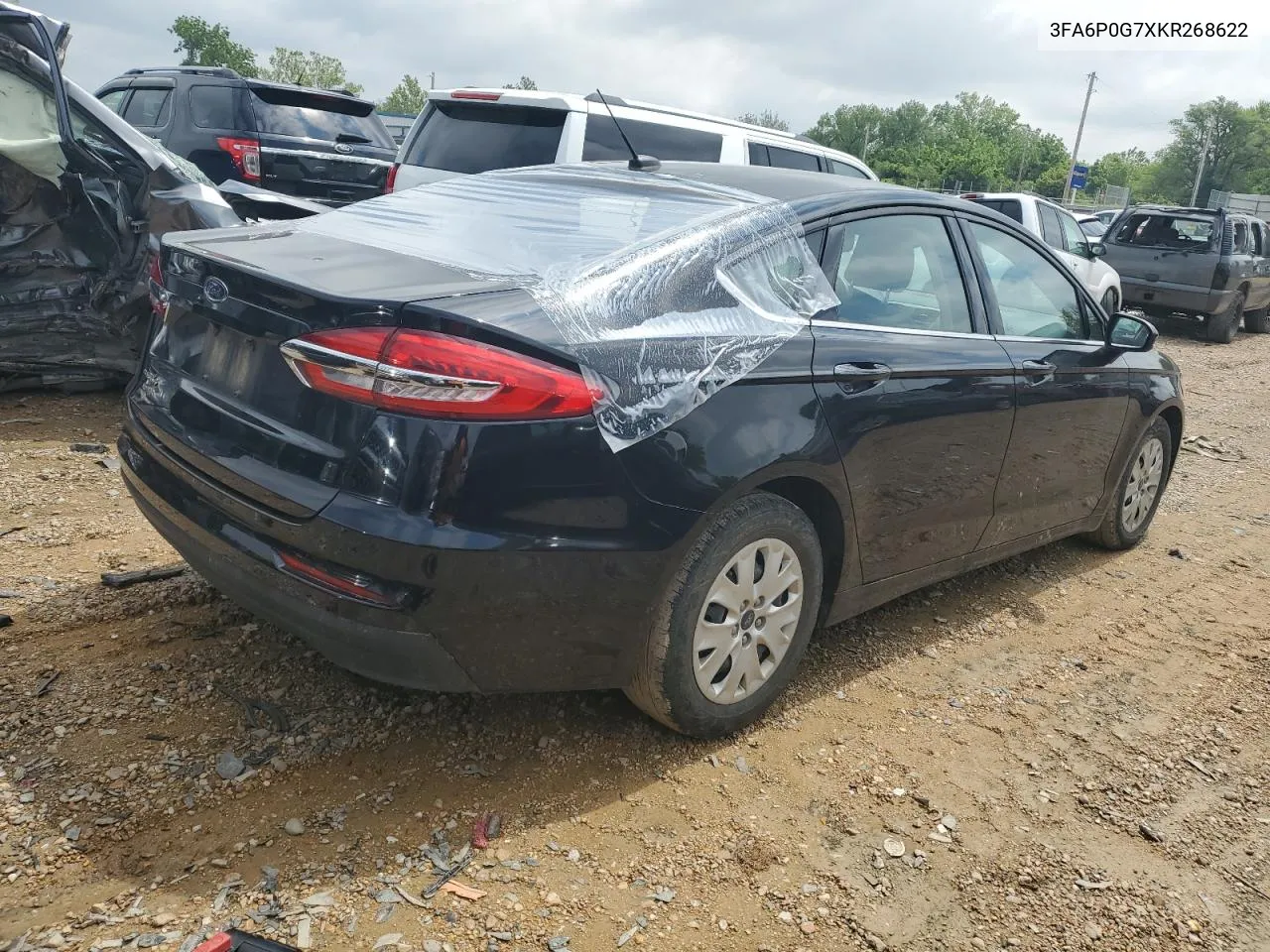 3FA6P0G7XKR268622 2019 Ford Fusion S