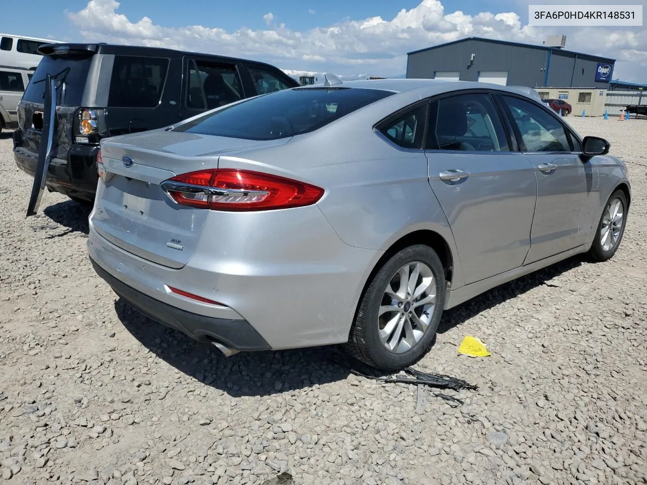 2019 Ford Fusion Se VIN: 3FA6P0HD4KR148531 Lot: 55215624