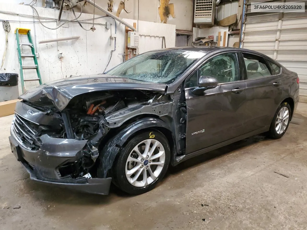 2019 Ford Fusion Se VIN: 3FA6P0LU4KR205320 Lot: 58121234