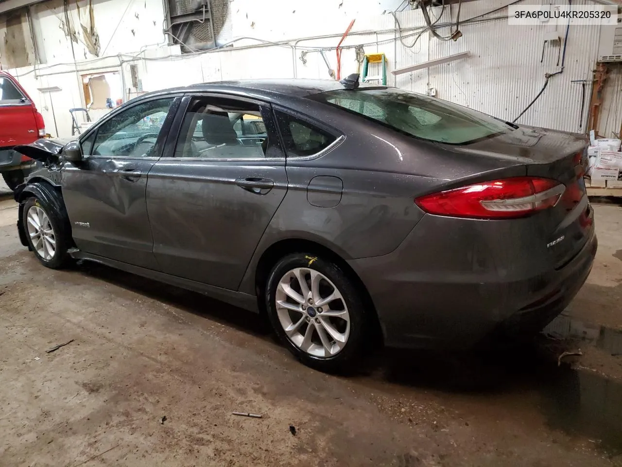 2019 Ford Fusion Se VIN: 3FA6P0LU4KR205320 Lot: 58121234