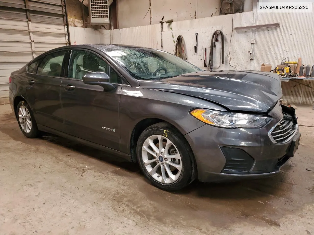 2019 Ford Fusion Se VIN: 3FA6P0LU4KR205320 Lot: 58121234