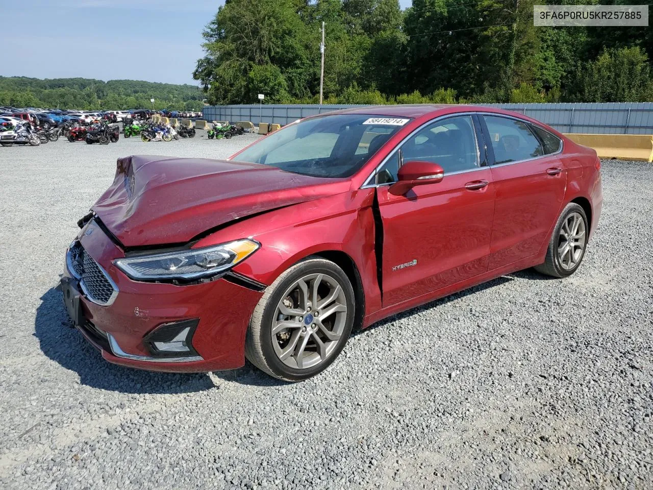 3FA6P0RU5KR257885 2019 Ford Fusion Titanium