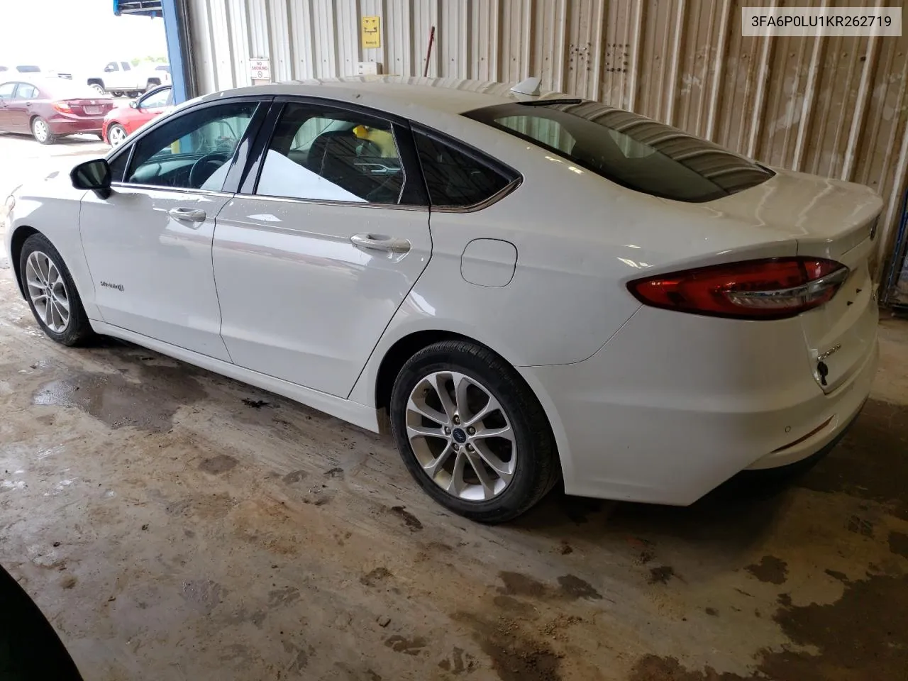 2019 Ford Fusion Se VIN: 3FA6P0LU1KR262719 Lot: 59009134