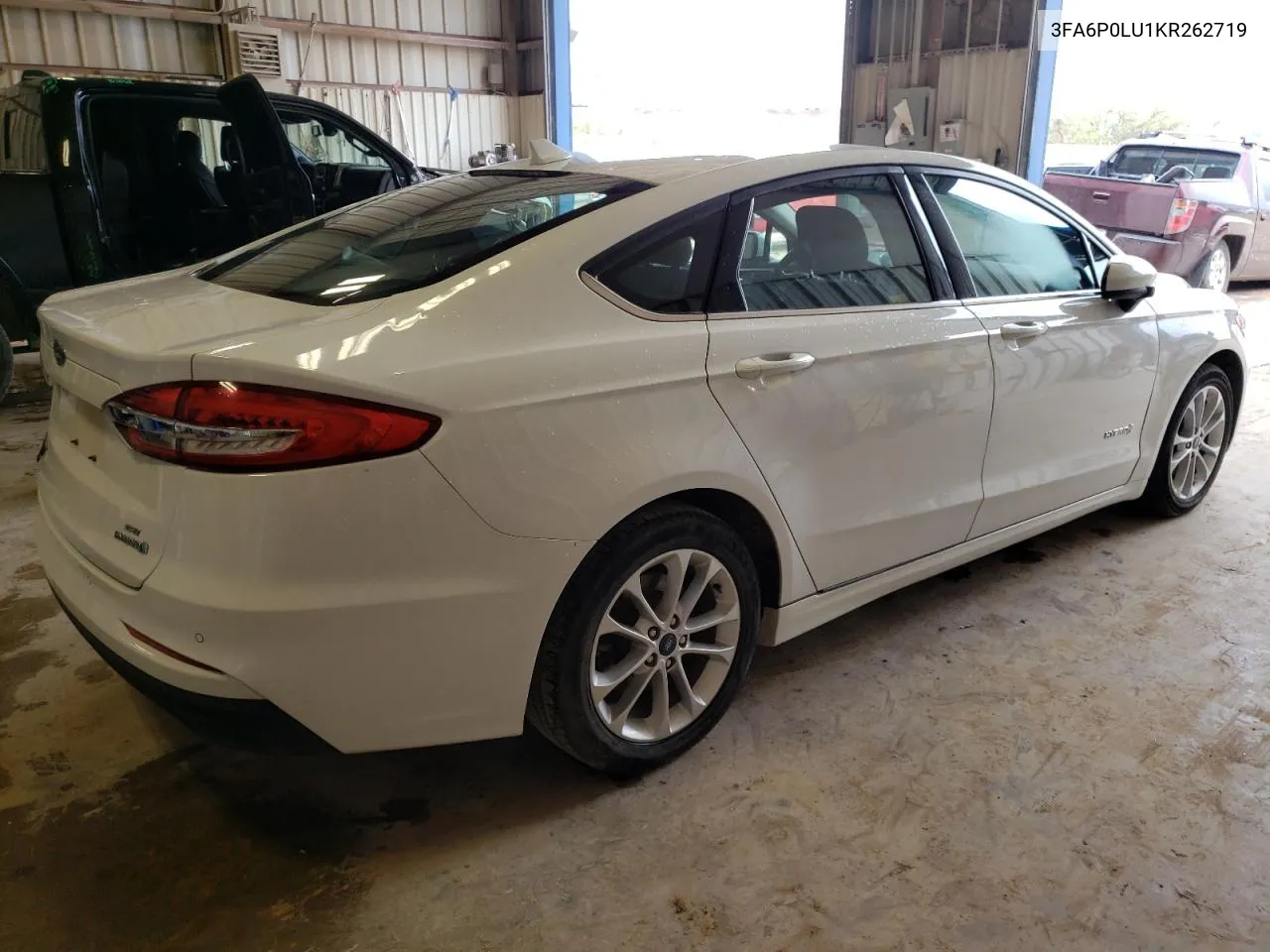 2019 Ford Fusion Se VIN: 3FA6P0LU1KR262719 Lot: 59009134