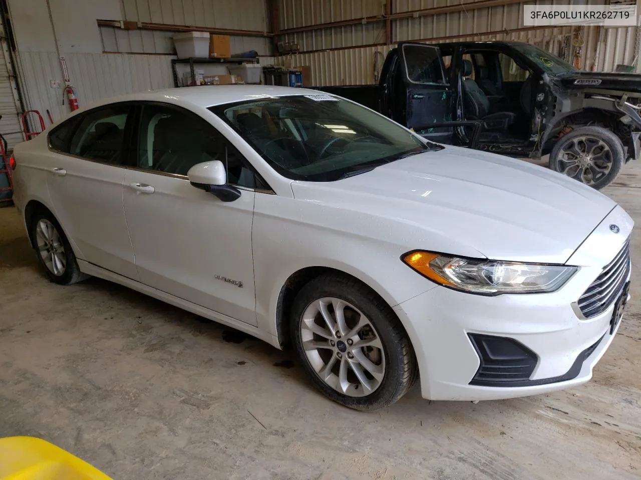 2019 Ford Fusion Se VIN: 3FA6P0LU1KR262719 Lot: 59009134