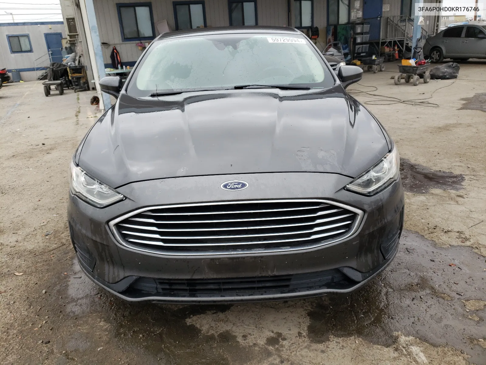 2019 Ford Fusion Se VIN: 3FA6P0HD0KR176746 Lot: 59729994