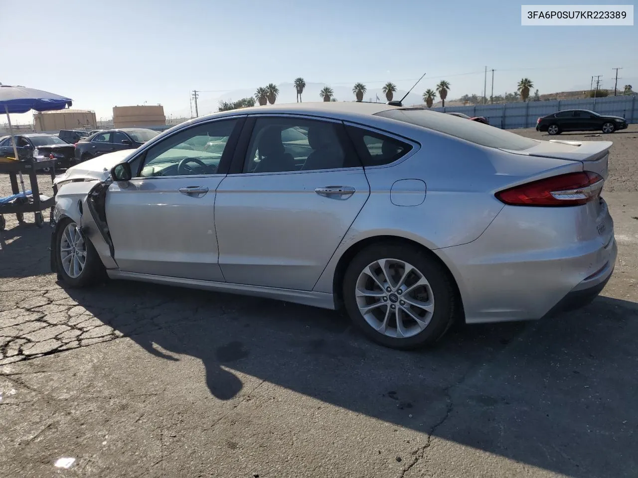 2019 Ford Fusion Titanium VIN: 3FA6P0SU7KR223389 Lot: 61052764